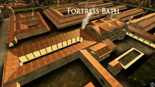 Animation of ancient Roman Fort in Caerleon Wales [upl. by Ecilahc330]