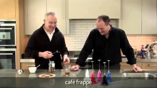 How to make a frappé coffee using an aerolatte milk frother [upl. by Ycnuahc422]