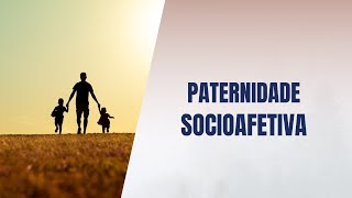 Paternidade socioafetiva [upl. by Lovett]