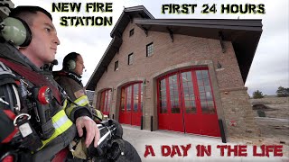 First 24 Hours in a New Fire Station  A Day in the Life [upl. by Nolyad]