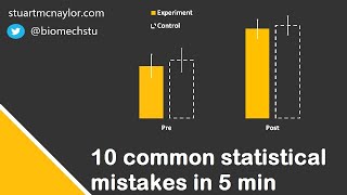 Ten Statistical Mistakes in 5 Min [upl. by Hinda]