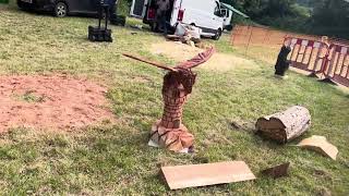 A fabulous range of wooden sculpture at Caerleon festival 2024 [upl. by Etienne988]