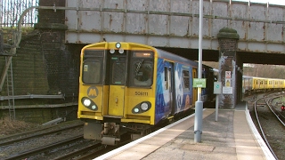 Half an Hour at 216  Birkenhead North Station 1022017  Class 507 508 terminus [upl. by Oshinski]