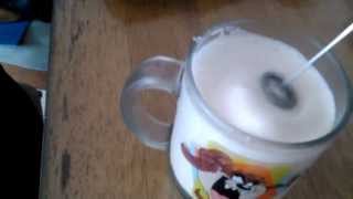 Aerolatte Review Frothing Cold Milk In Under 1 Minute [upl. by Irtimed]