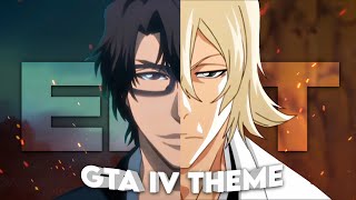 Aizen x Urahara  GTA IV Theme Edit [upl. by Ynohtnanhoj]